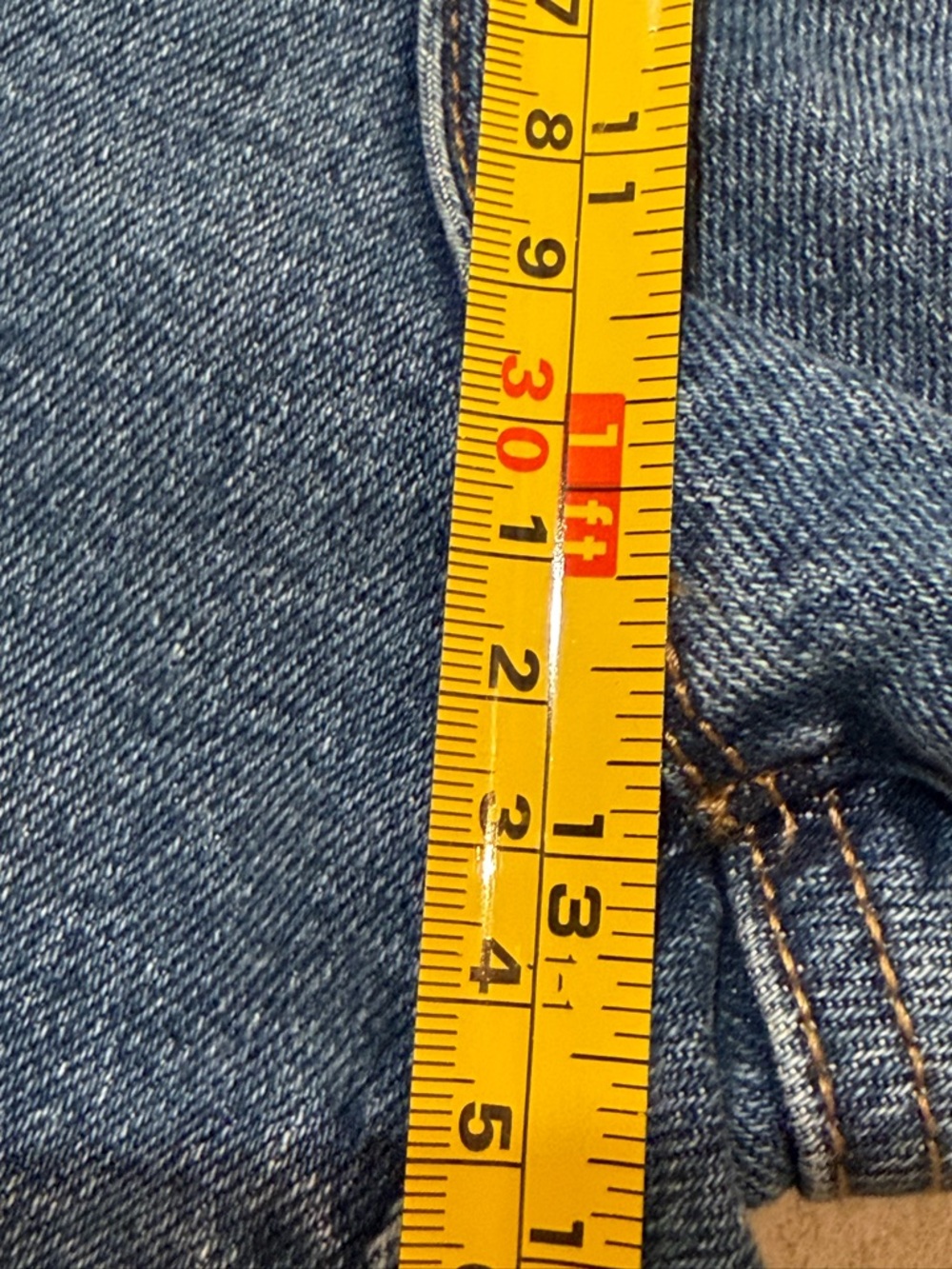 GLORIA VANDERBILT High Rise RELAXED STRAIGHT JEAN DENIM 31” Inseam Plus Size 16 - Picture 6 of 9